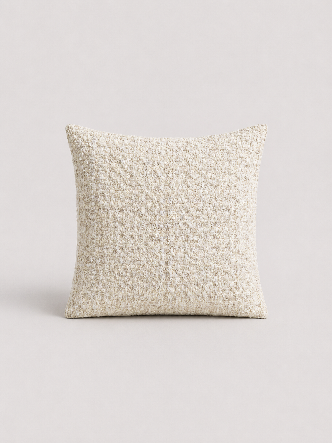 The Ethiquette Maison housse coussin Chantilly 40x40 tweed