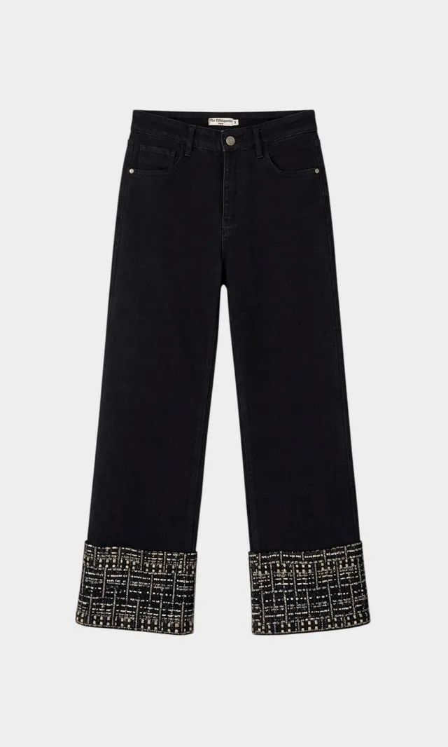 The Ethiquette Narcisse Jean Denim Empyrée Tweed