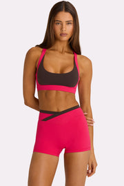 Bo+Tee Soft Active brassière sport rose maintien fort stretch