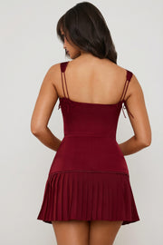 Oh Polly Dresses Evangeline 10947 robe rouge corset