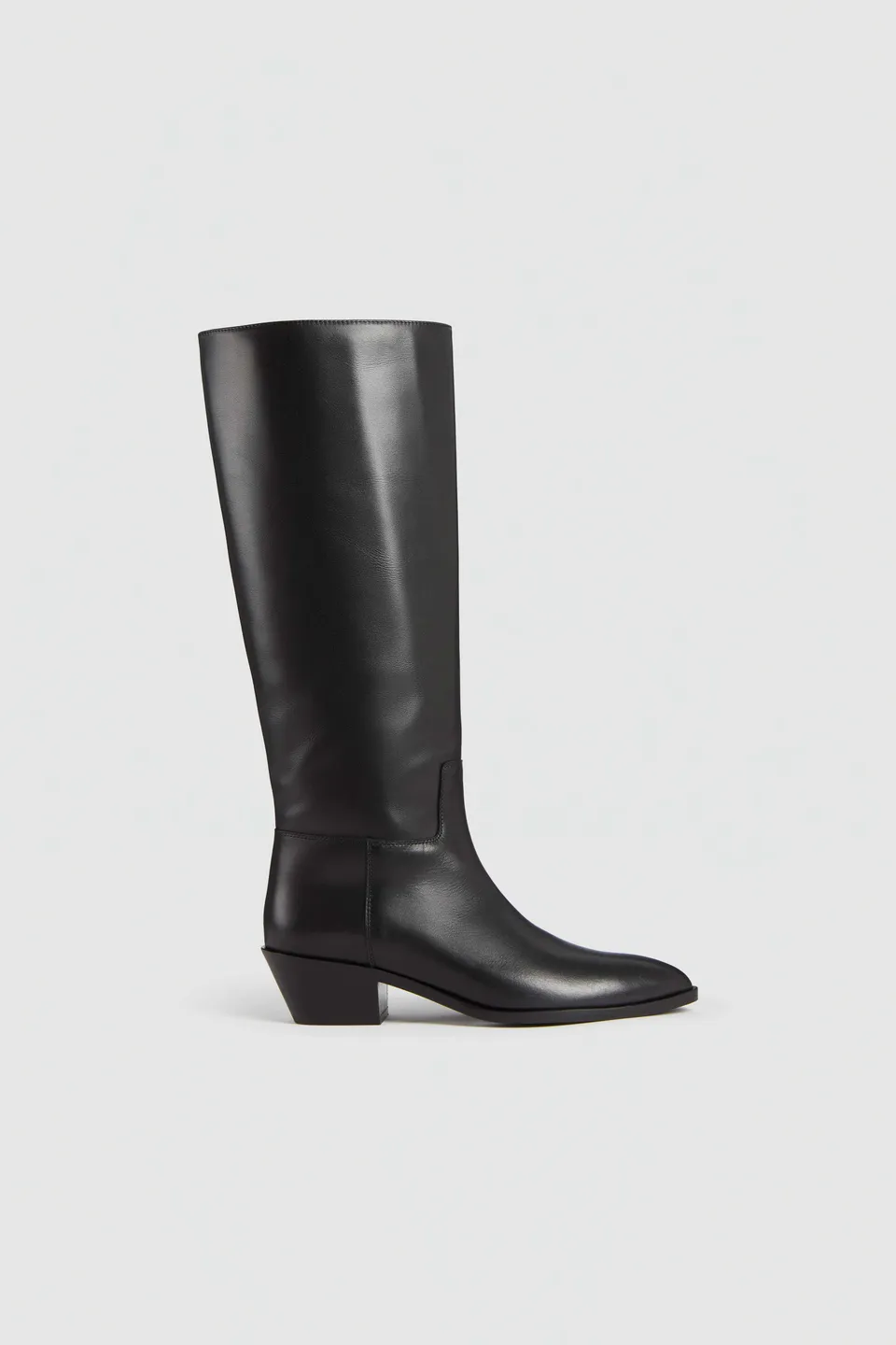 Liviana Conti Imperia botte texane cuir Noir 40