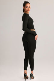 Oh Polly Roux legging court noir modal 7/8
