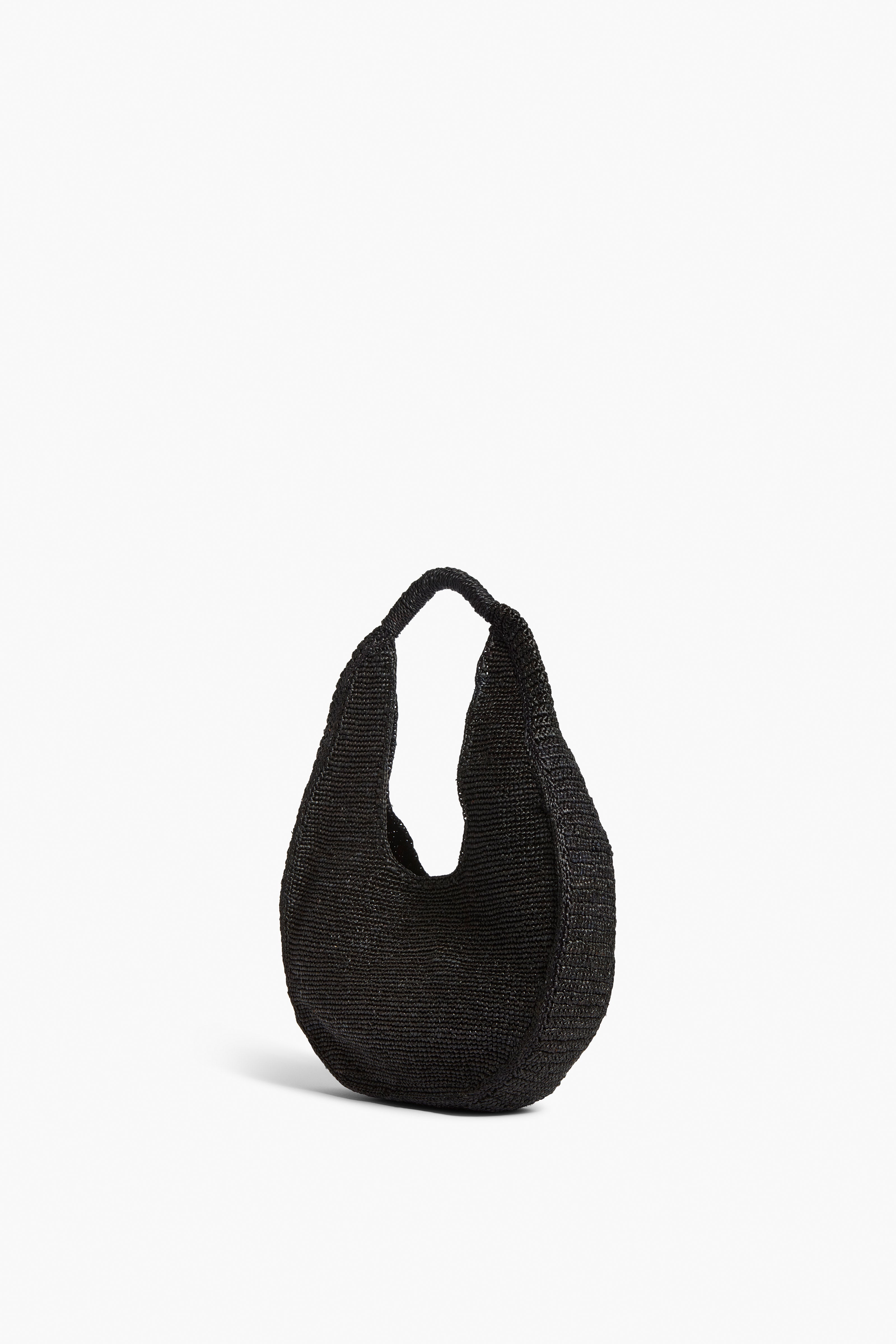 Liviana Conti Belinda sac épaule raphia naturel