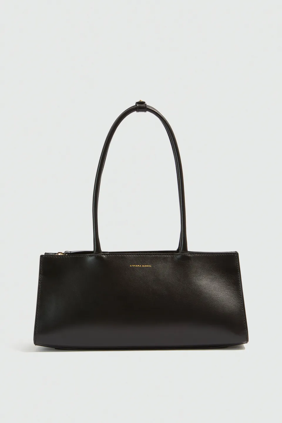 Liviana Conti Meredith sac baguette cuir noir small