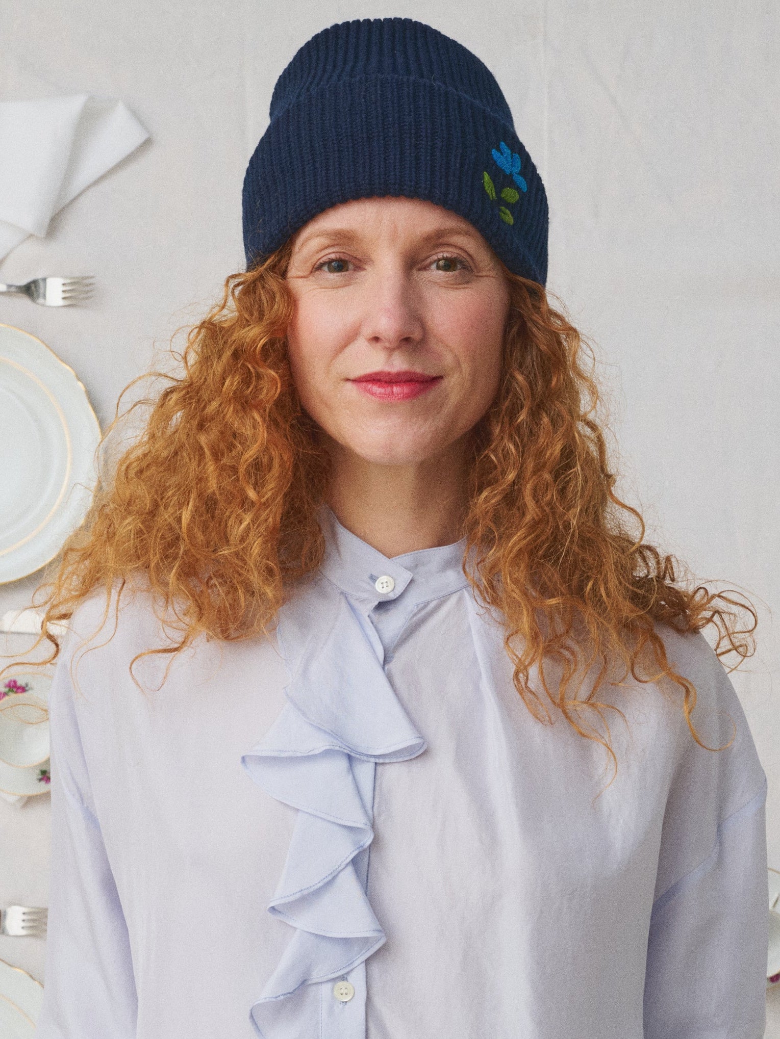 Mii Mii à table Bonnet Laine Cachemire chapeau TU