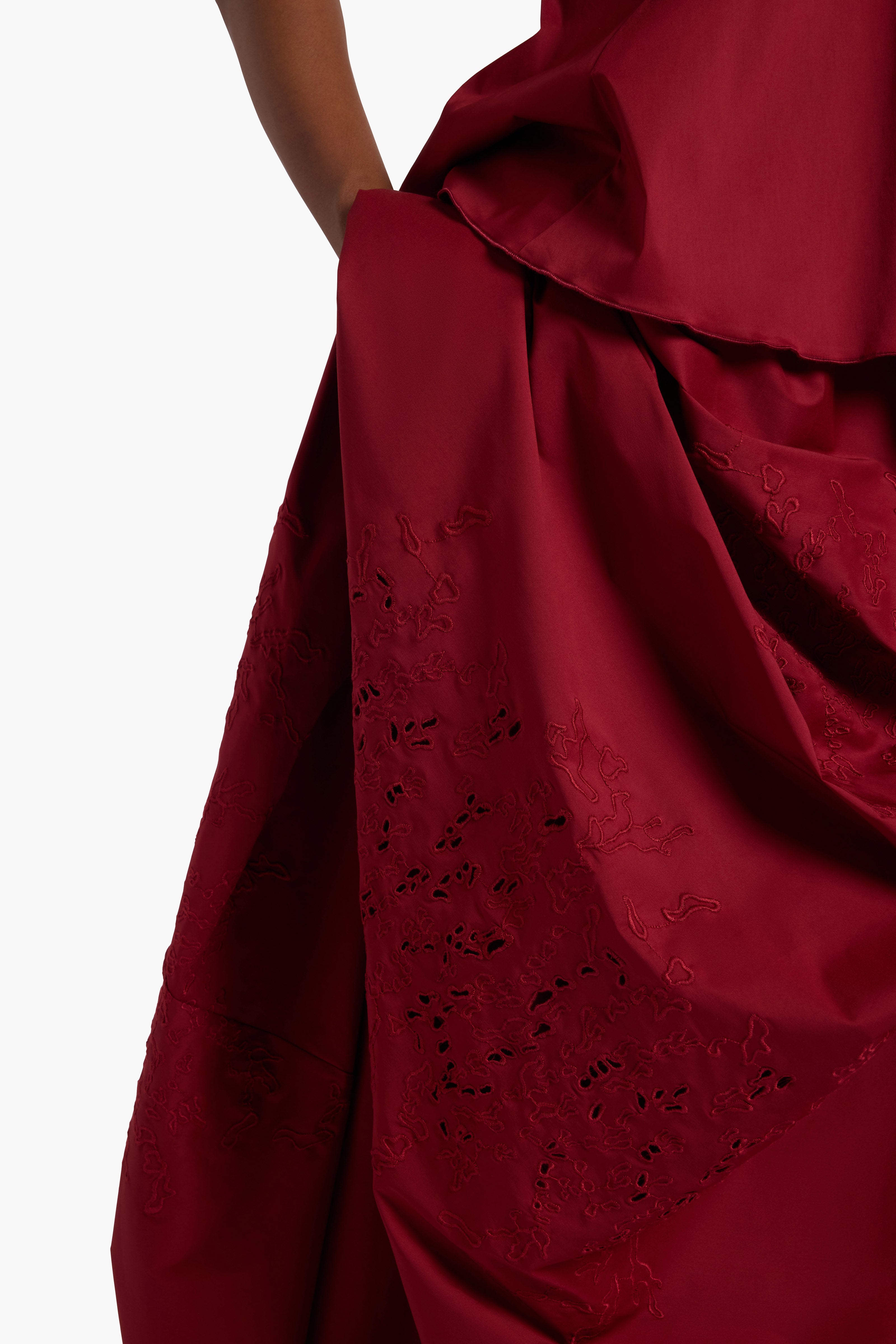 Liviana Conti Jane top bustier stretch bretelles rouge