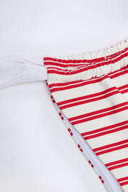 Oh Polly Swim Kauai Bas de Bikini Froncé Rouge Cerise