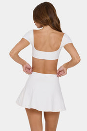 Oh Polly Bo+Tee Soft Active Crop Top Cotton Candy rose
