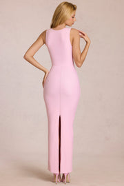 Oh Polly Nayeli 16149 Robe Maxi Blossom Pink Jersey
