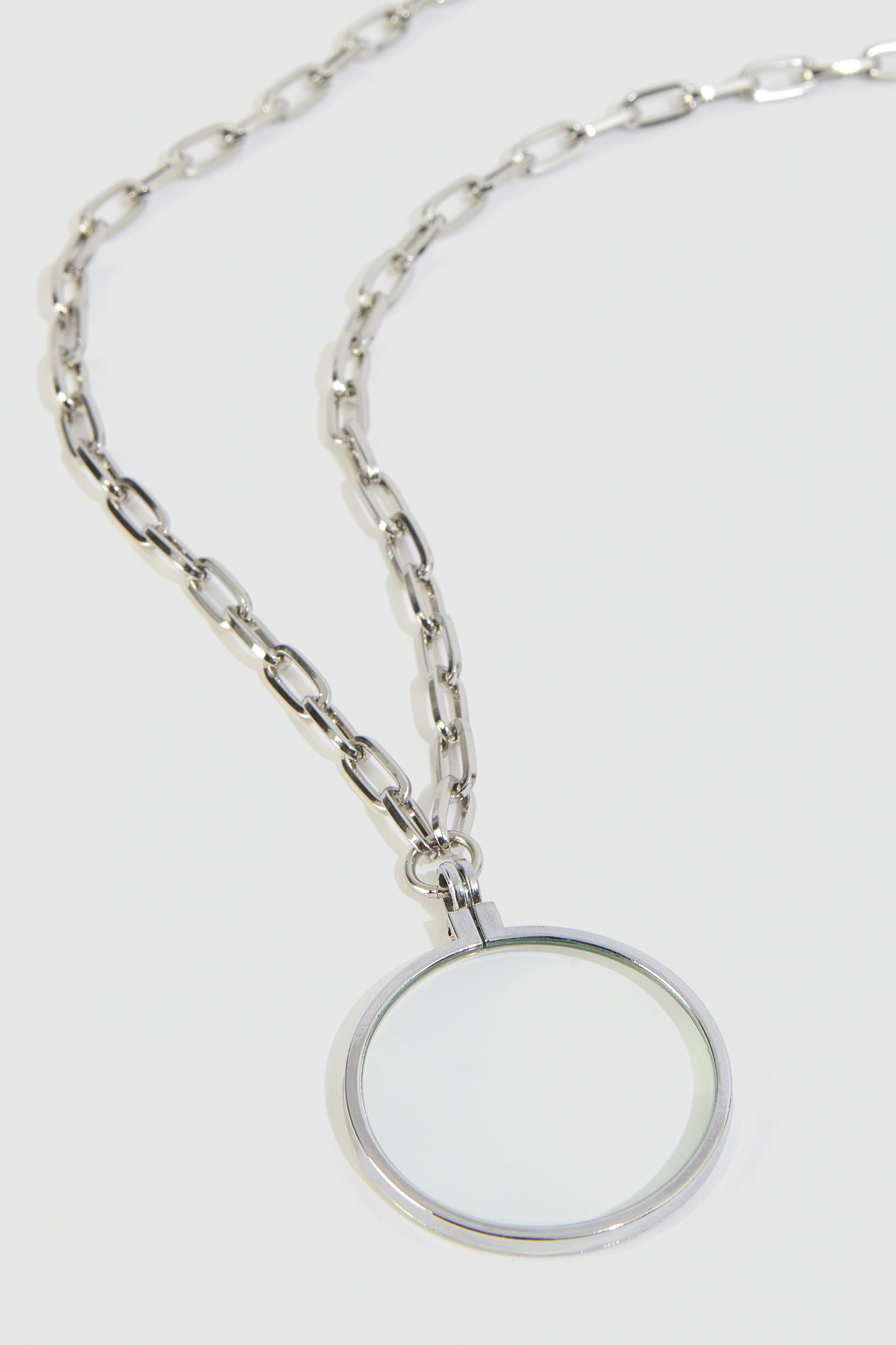 Liviana Conti Zaira collier long argenté pendentif