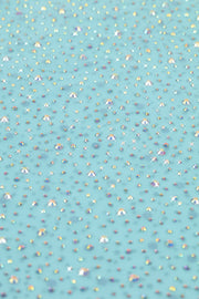 Oh Polly Embellished Stella 8353 short strass ice blue micro