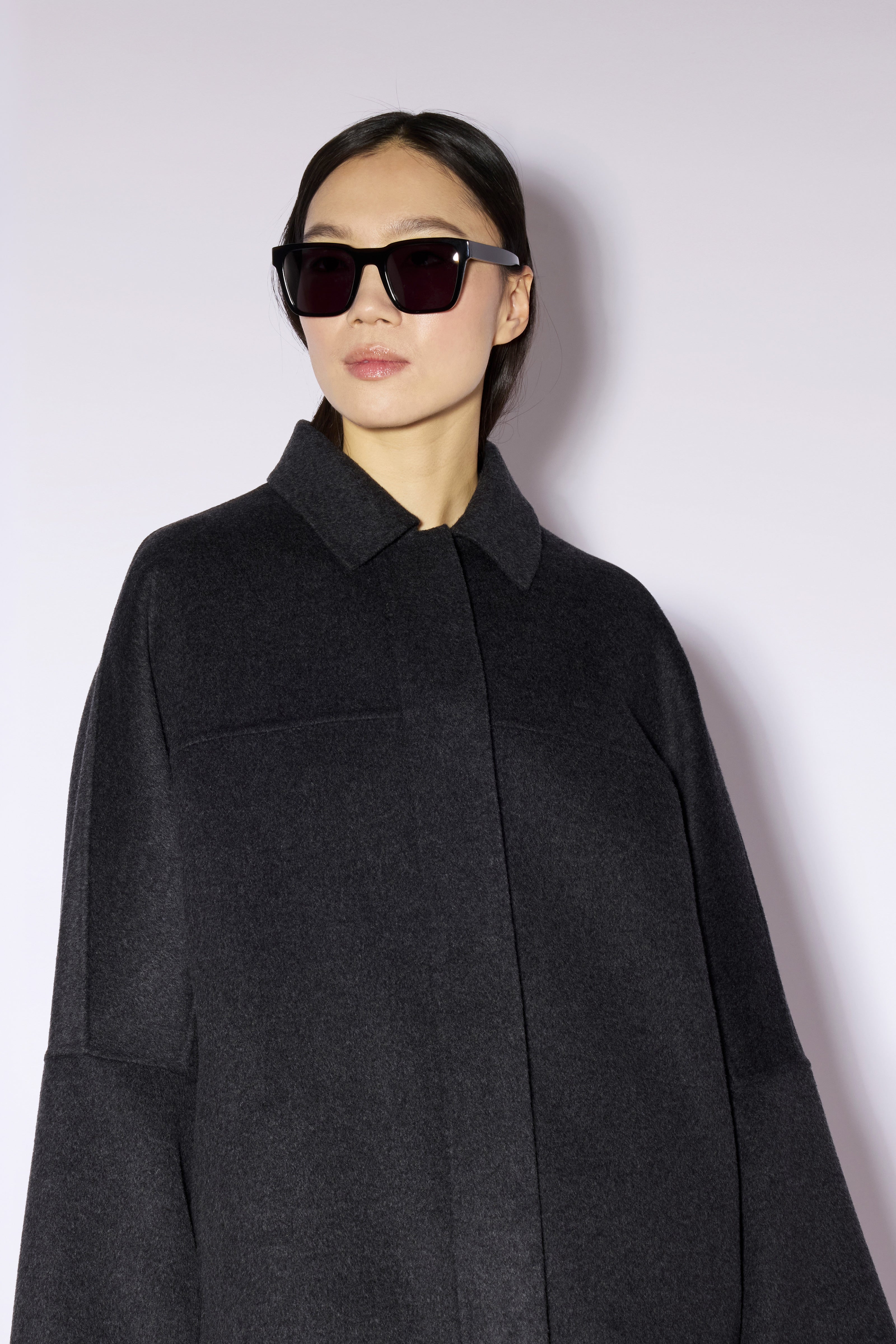 Liviana Conti William manteau anthracite laine cachemire