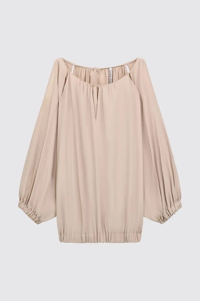 Liviana Conti Cleo blouse manches longues dune cut out