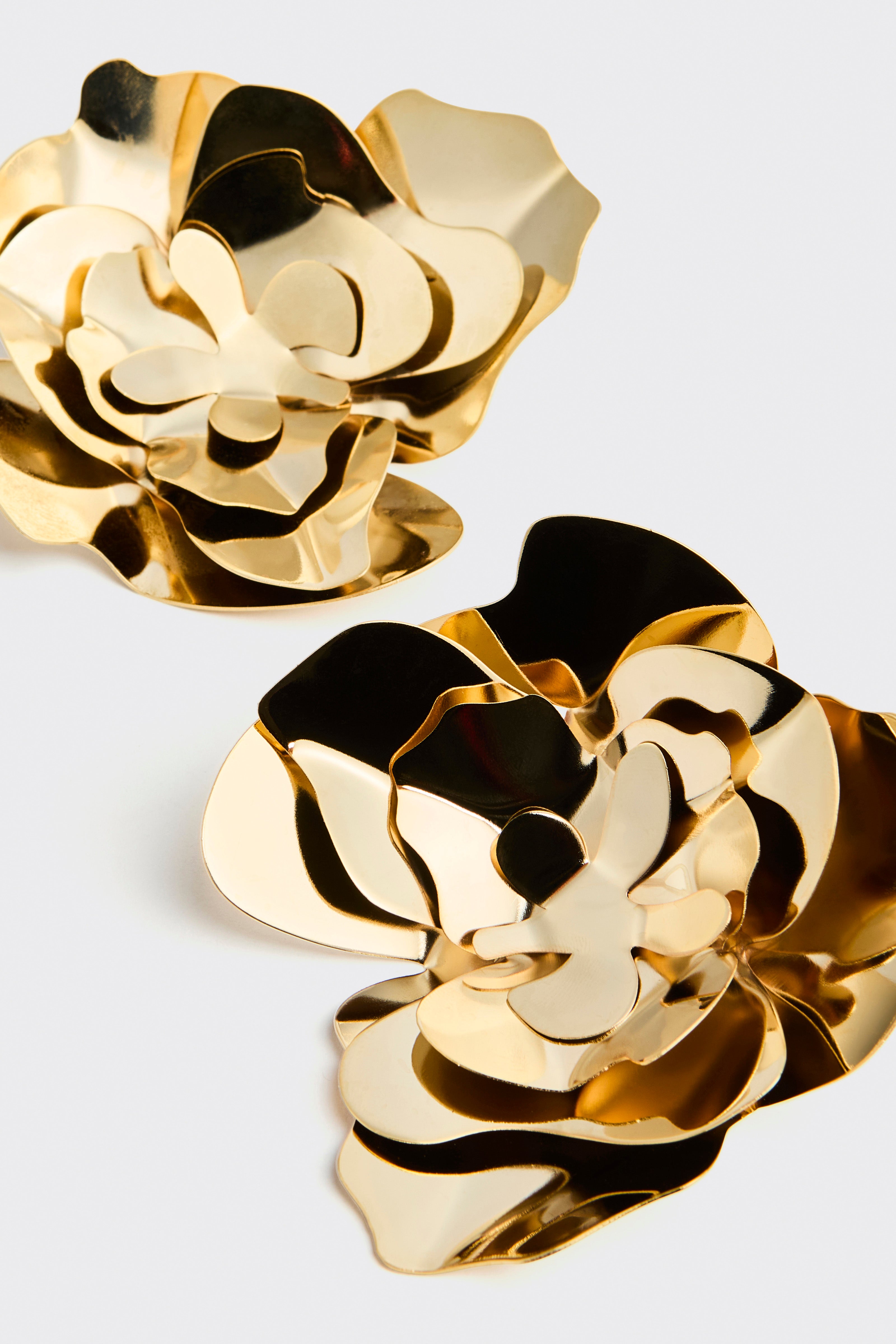 Liviana Conti Sibilla boucles d'oreilles fleur doré