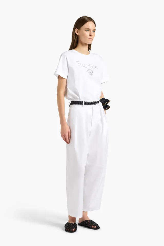 Liviana Conti Chad t-shirt blanc 100% coton