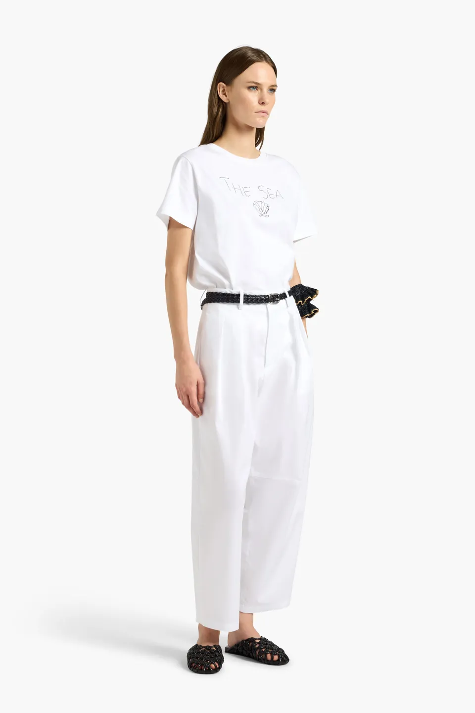Liviana Conti Chad t-shirt blanc 100% coton