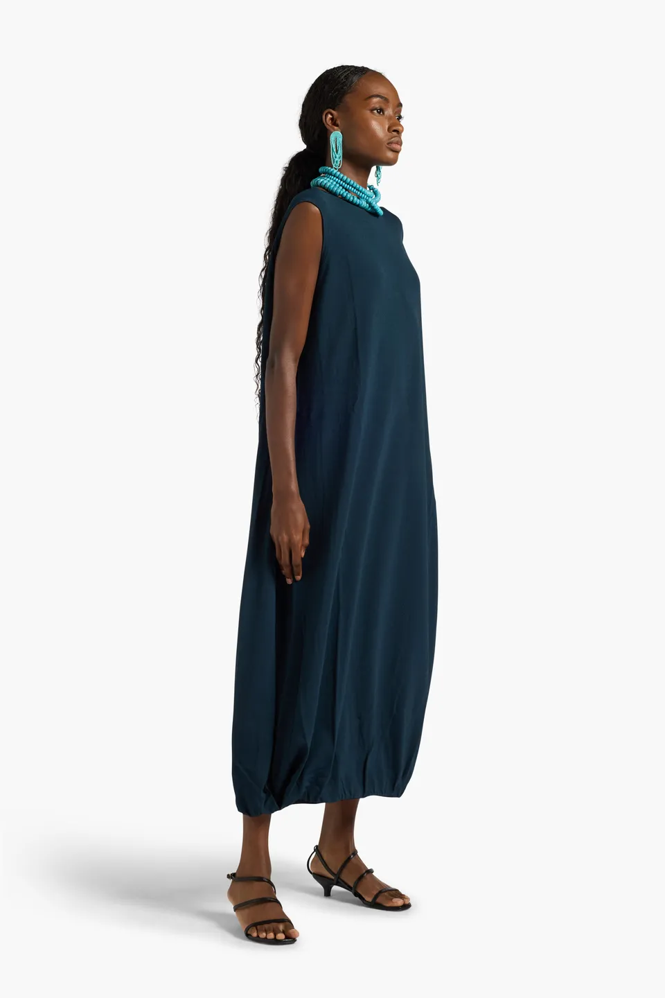 Liviana Conti Elisabeth robe midi abisso viscose