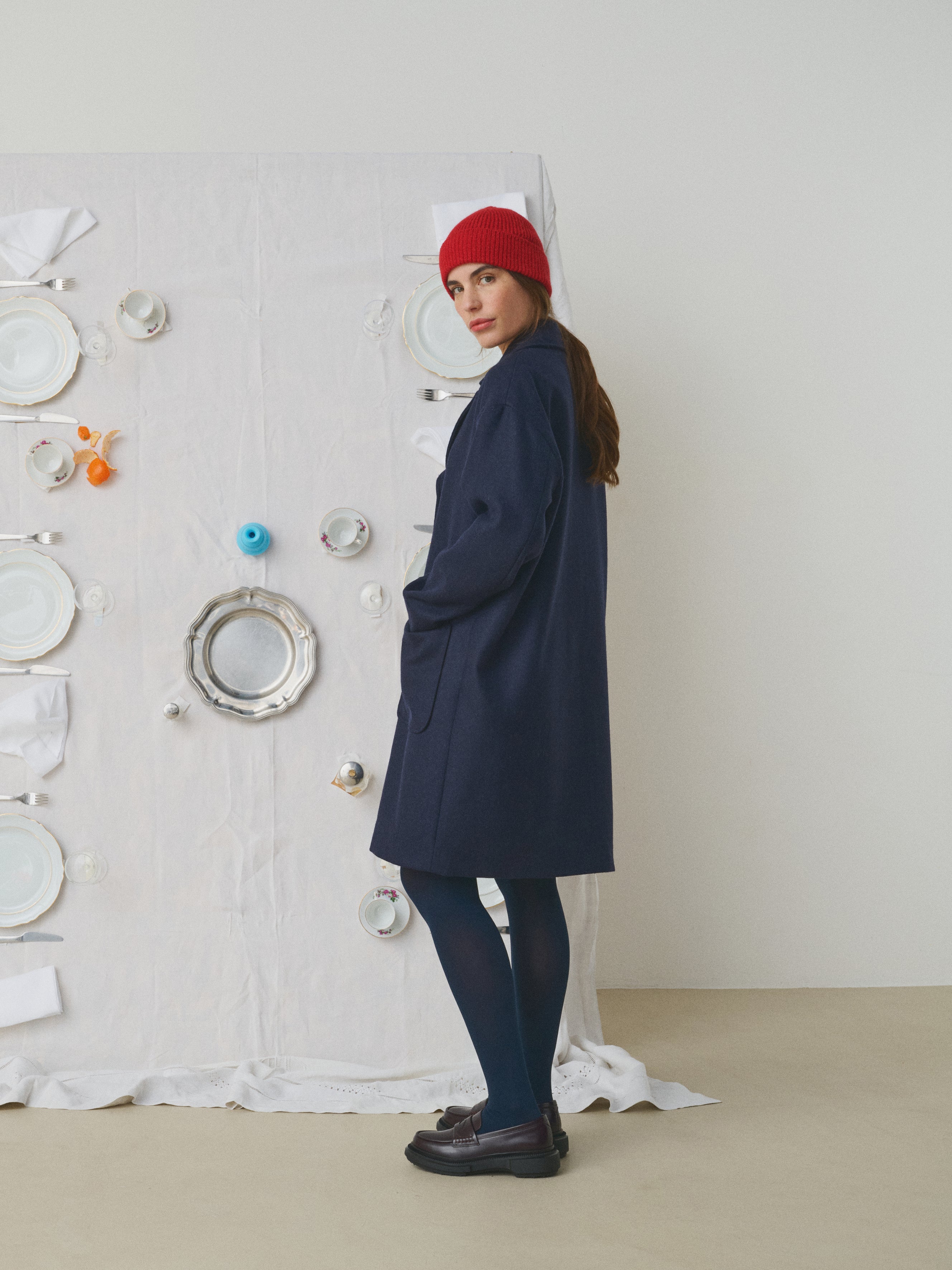 Mii à table Manteau Milou Les Unis manteau laine mérinos