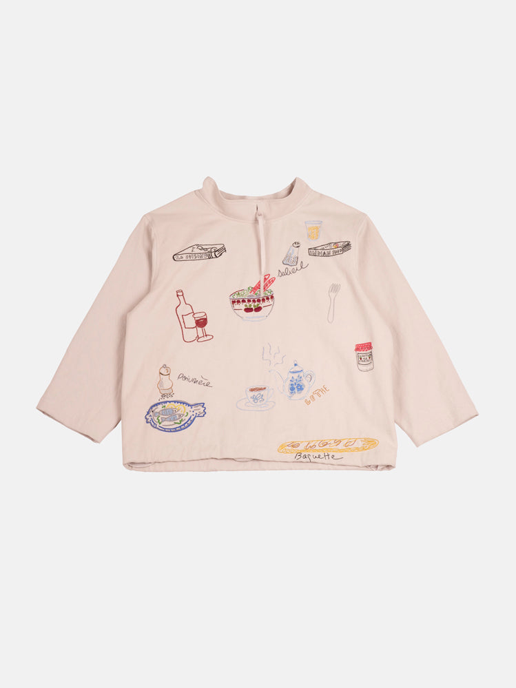 Mii à table Sweatshirt Swan sweat femme brodé XS à L
