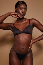 Oh Polly Intimates soutien-gorge triangle noir