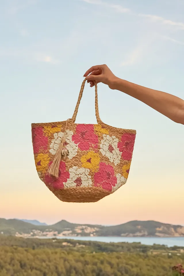 Chicosoleil MAGNOLIA SMALL panier jute sable Forever