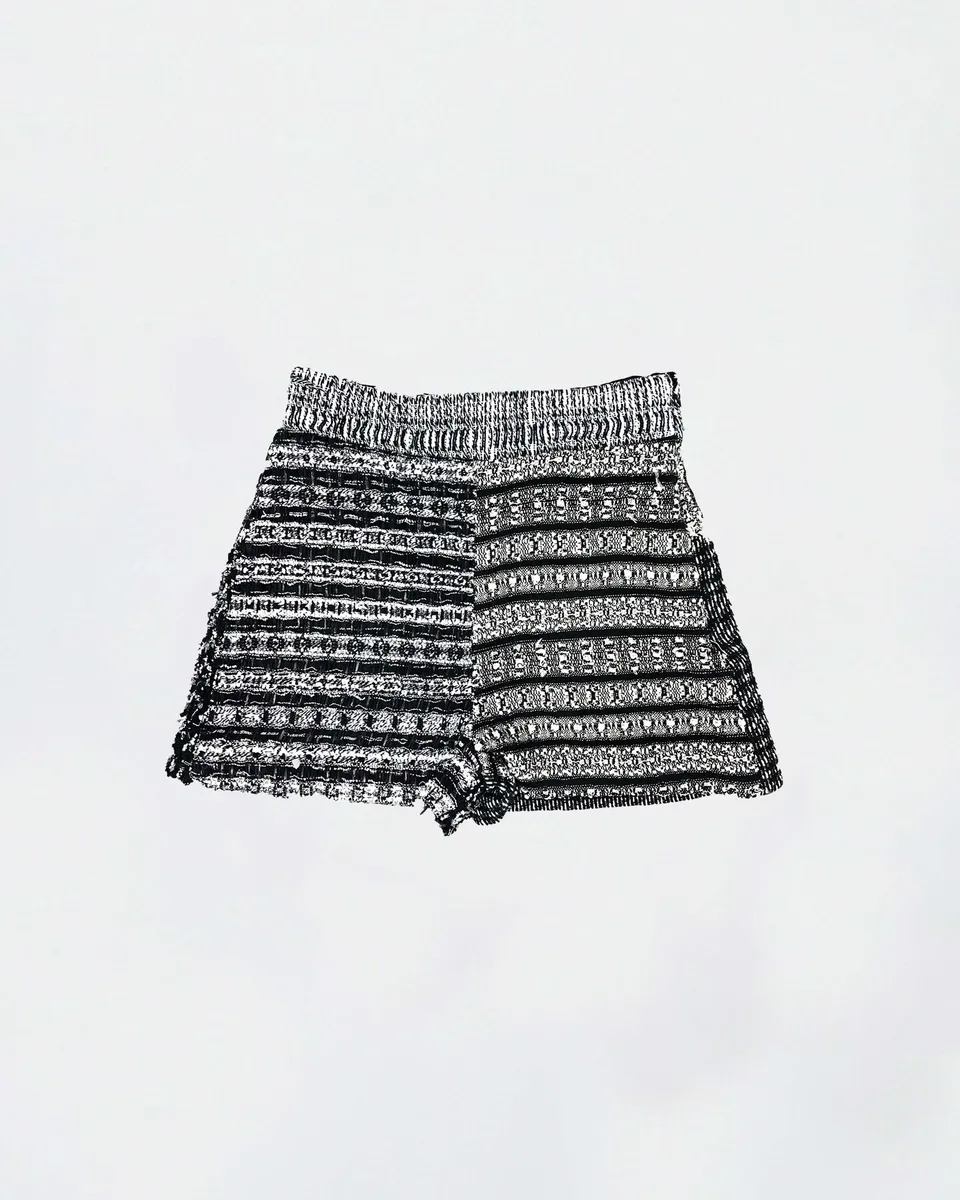 The Ethiquette Shorts Mayka Short Tweed Patchwork XS 34
