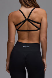 Oh Polly Define Luxe brassière sport noire dos ouvert