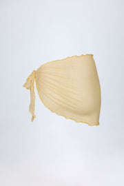 Oh Polly Swim Molinas paréo jaune vichy