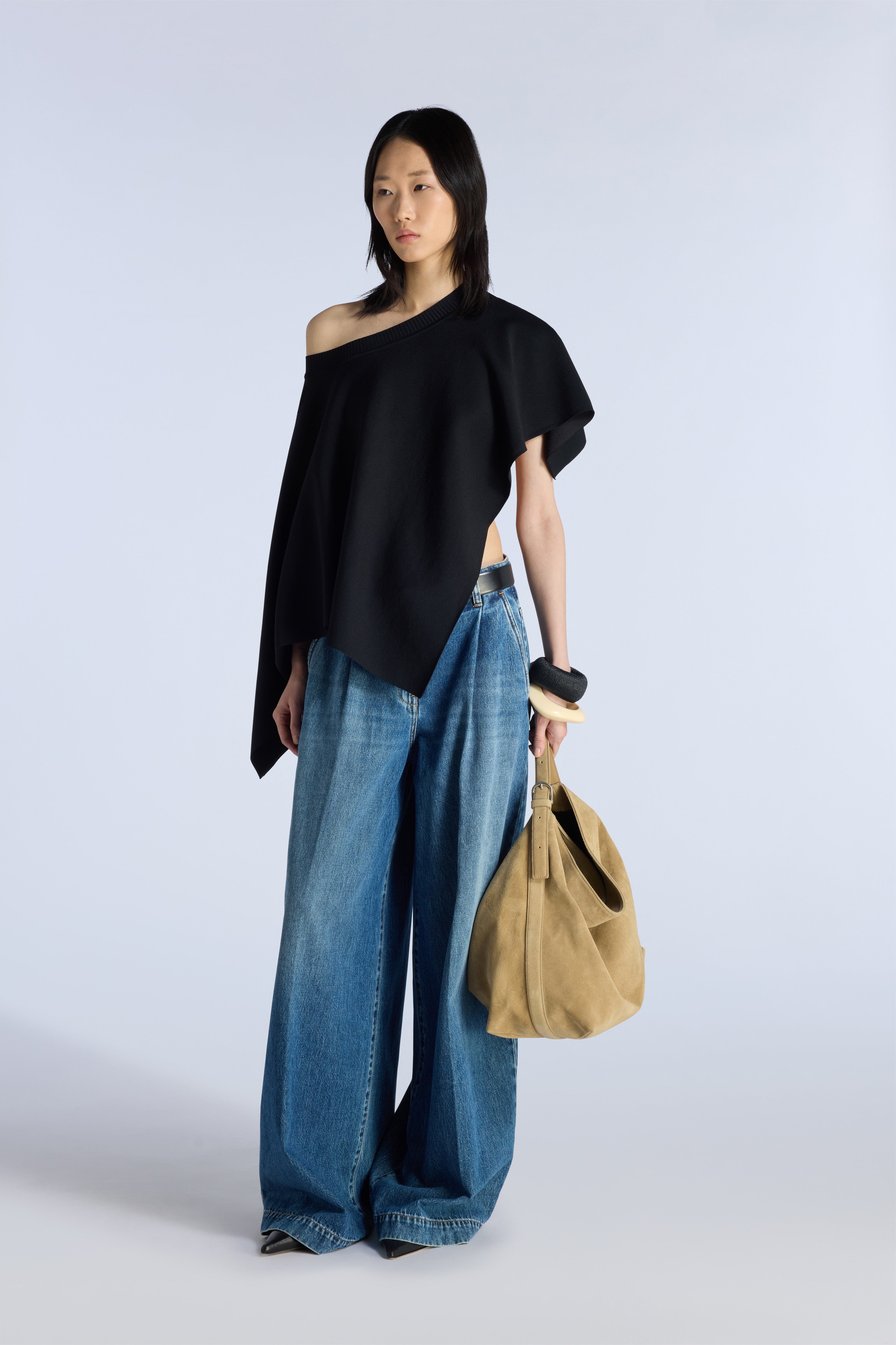 Liviana Conti Zachary jean large mid blu denim