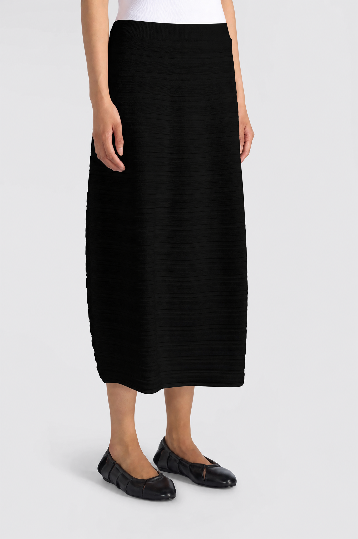 Liviana Conti Dedra jupe midi blanche viscose