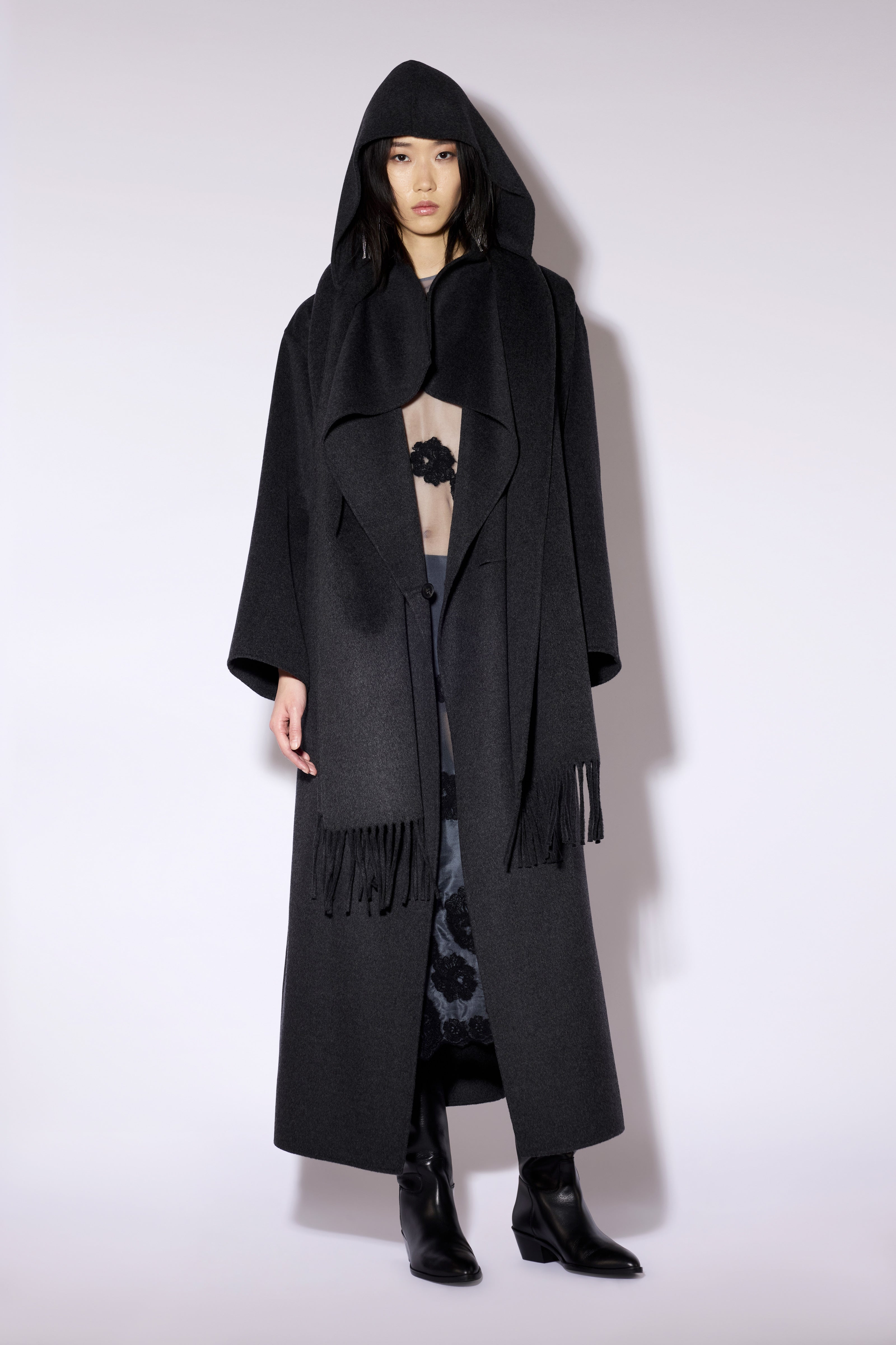 Liviana Conti Victor manteau long paprika laine