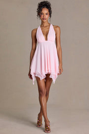 Oh Polly Dresses 15979 robe mini chiffon Blossom dos ouvert