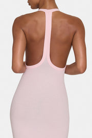Oh Polly ButterCloud Maxi robe longue blush stretch