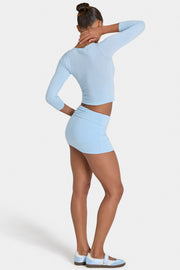 Oh Polly Shorts Jupe-Short ButterCloud Ciel Sculptant