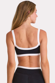 Oh Polly Bo+Tee Soft Active Sports Bra Brassière Noir
