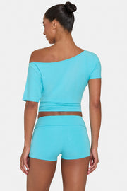 Oh Polly ButterCloud mini short aqua