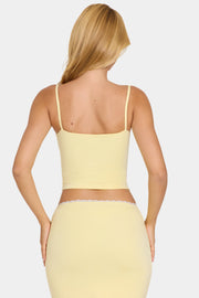 Oh Polly Alvaia 16534 caraco beige modal dentelle bretelles