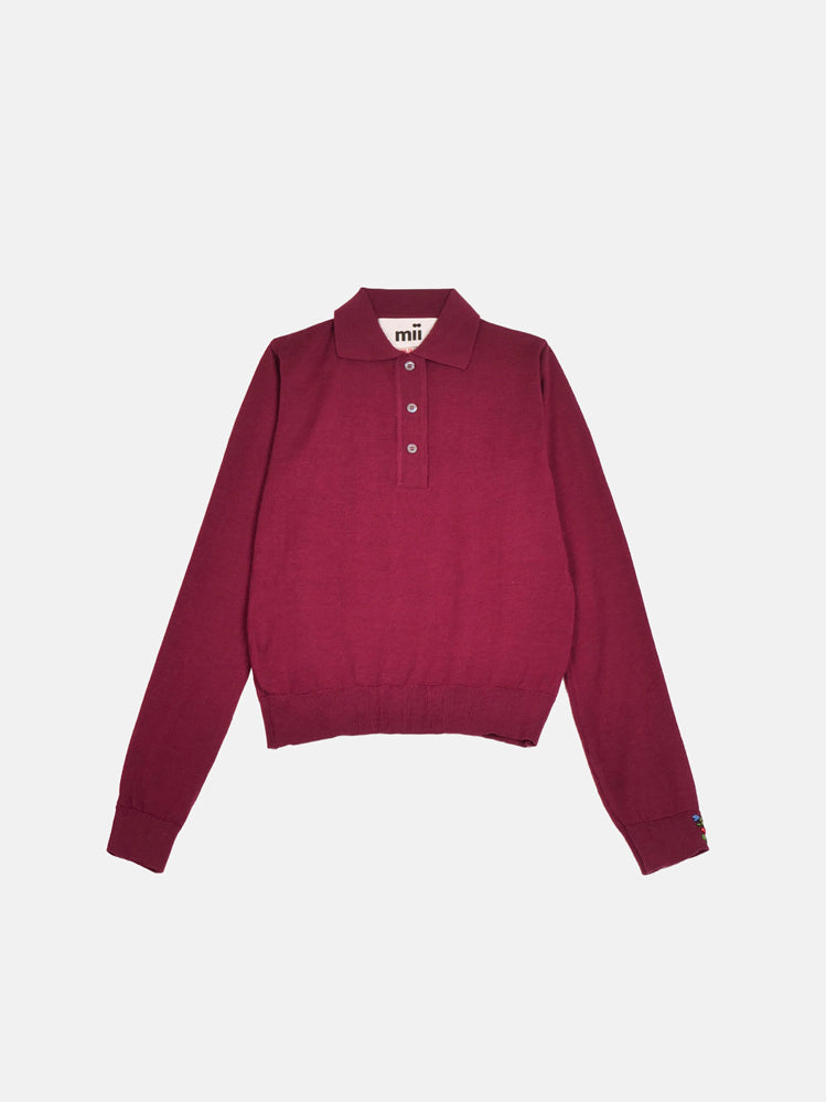 Mii à table Polo pull femme laine soie taille M