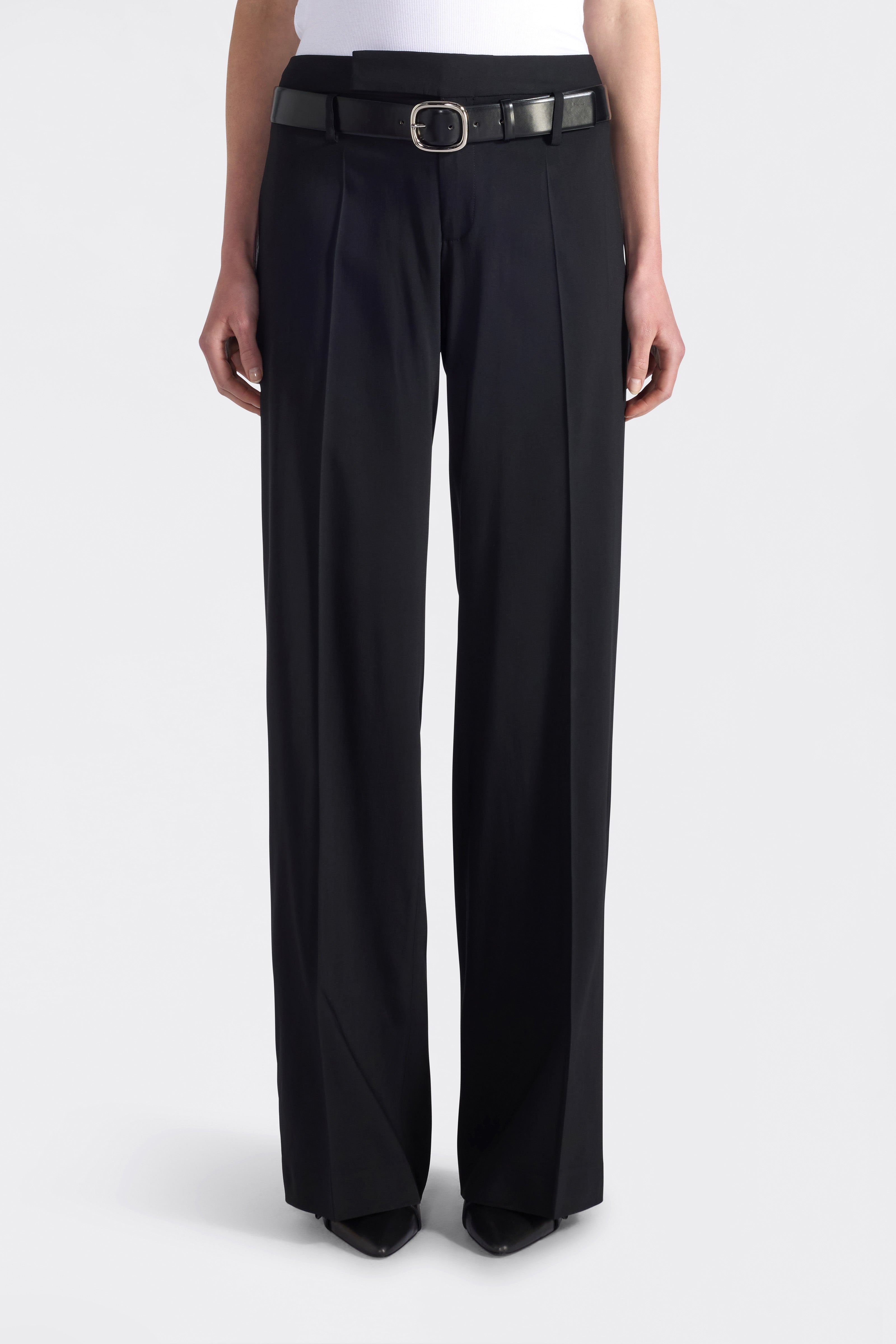 Liviana Conti Cooper pantalon droit noir 42