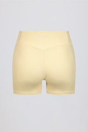 Oh Polly Shorts BT2234 short mini jaune chiné stretch