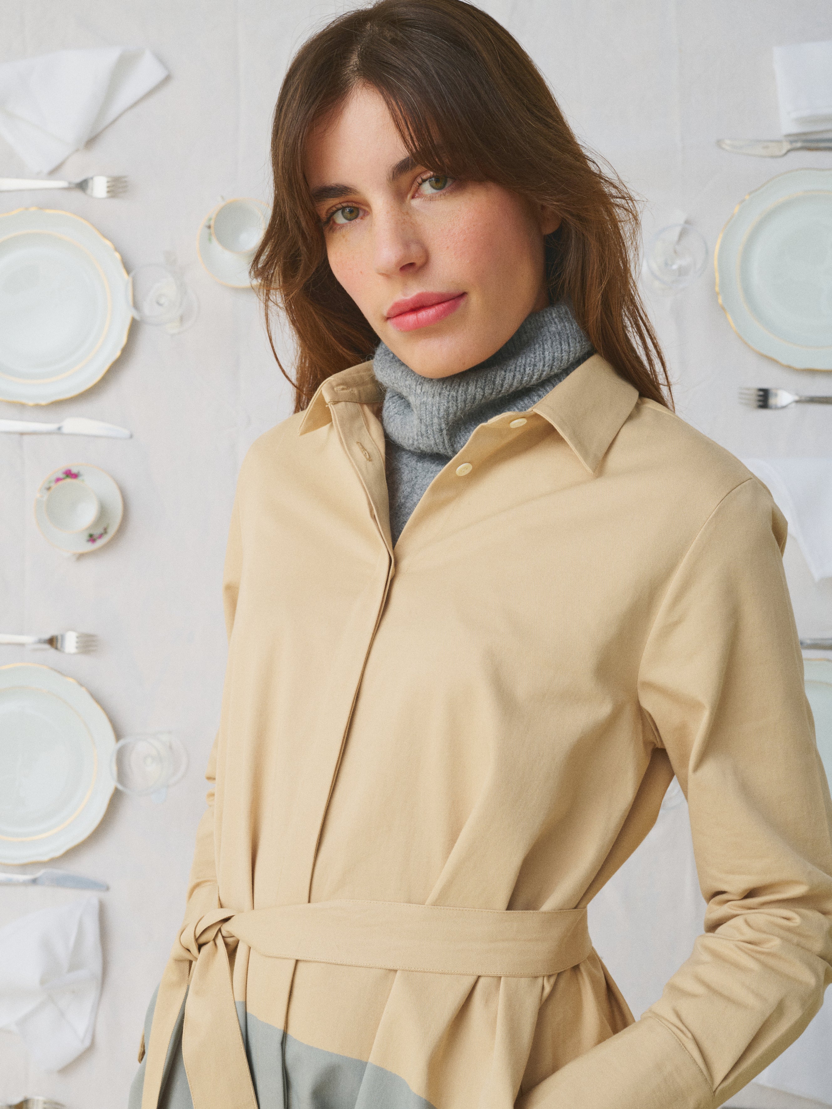 Mii à table Robe Luce Le Potager fleurie femme hiver