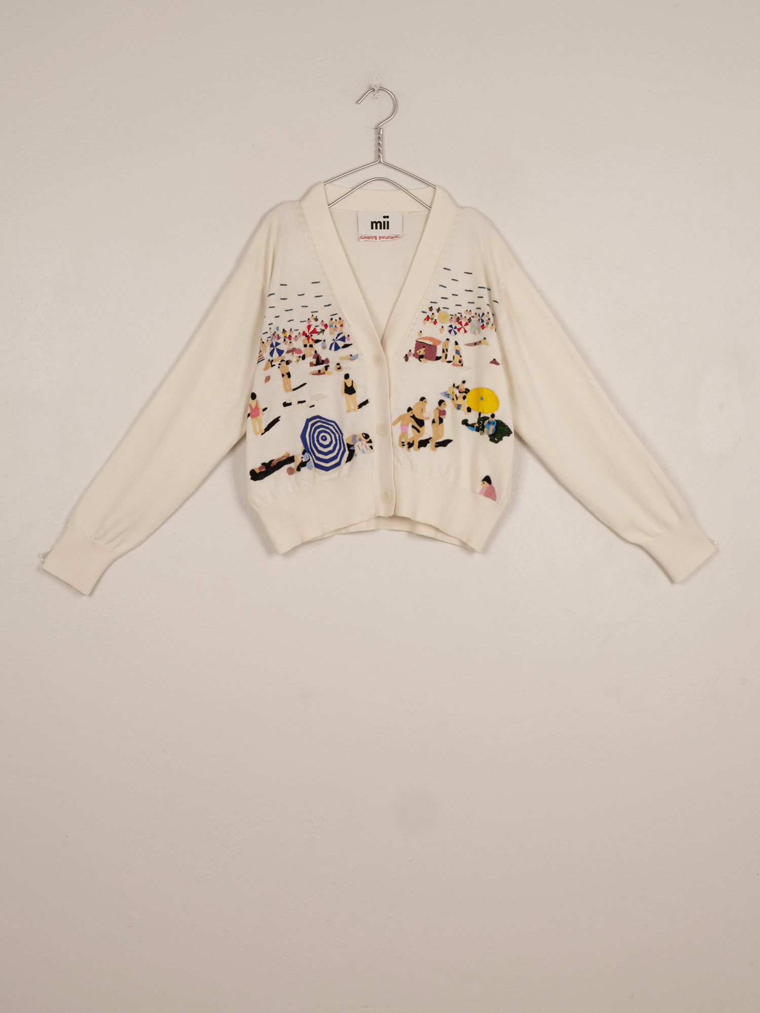 Mii Yaya La Provence cardigan crop laine coton