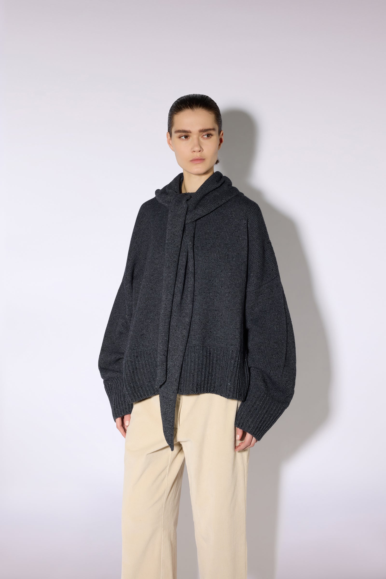 Liviana Conti Jolene pull maille anthracite femme