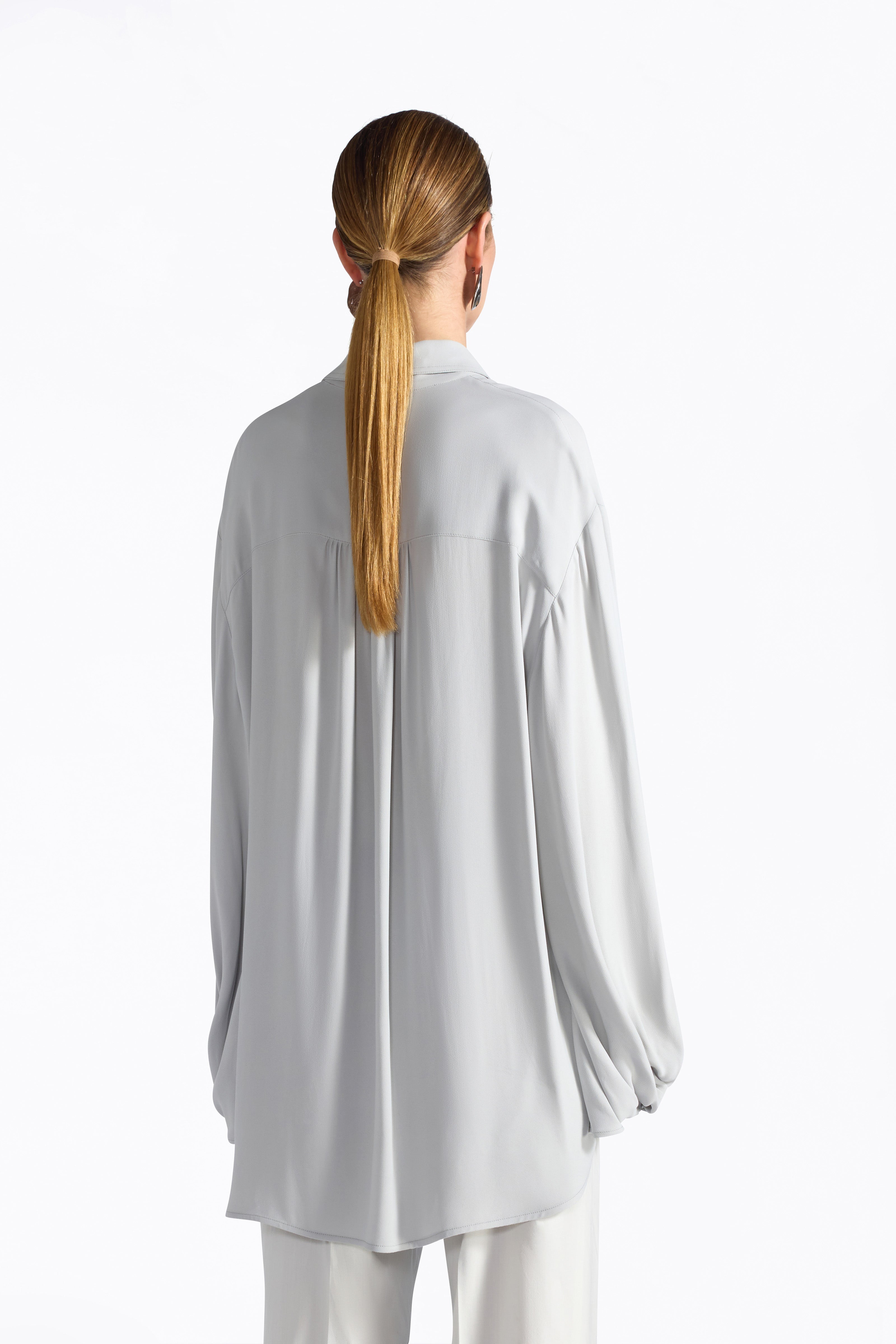 Liviana Conti Enola blouse femme bleu brezza