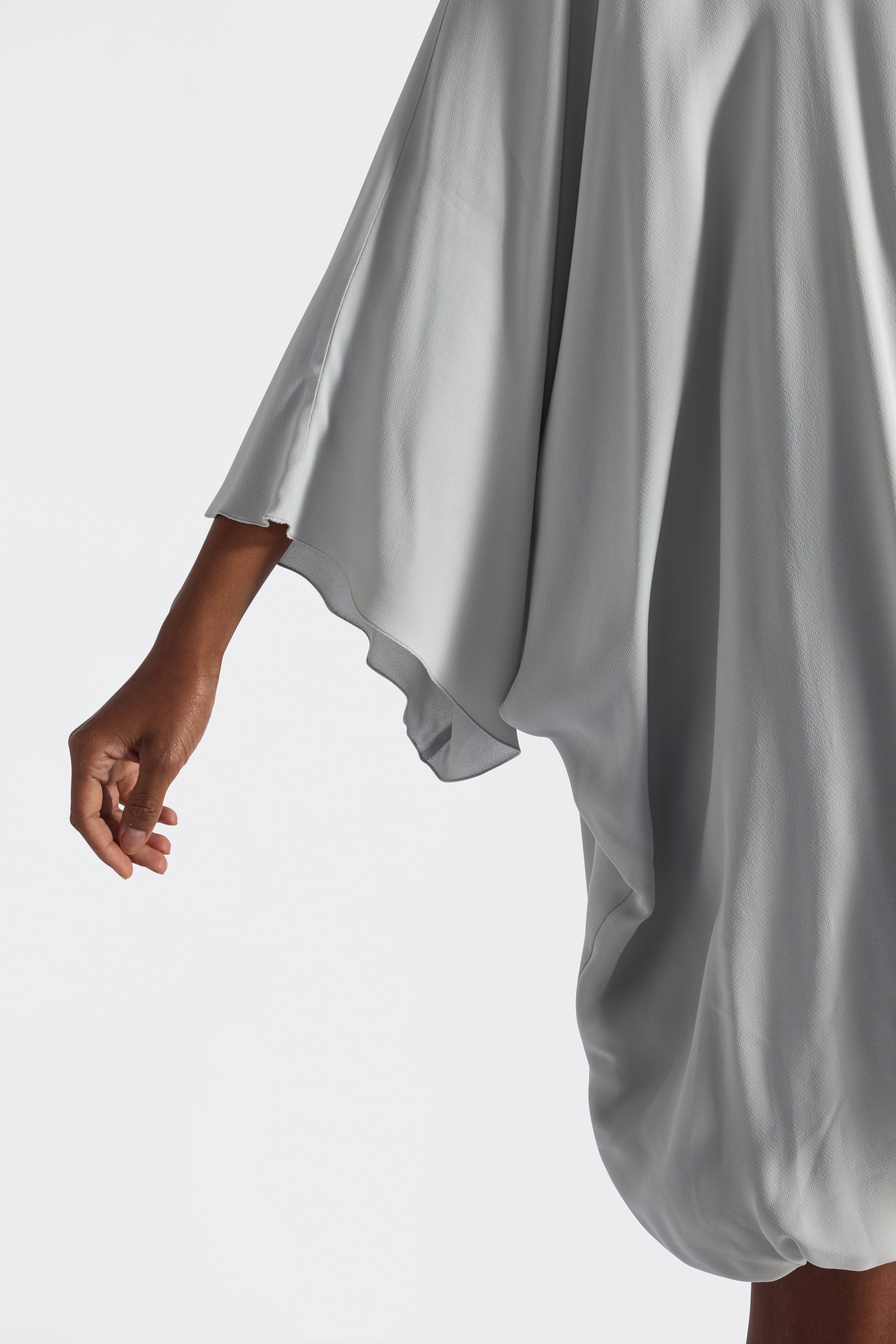 Liviana Conti Henriette Robe Courte Georgette Brezza Manches Longues