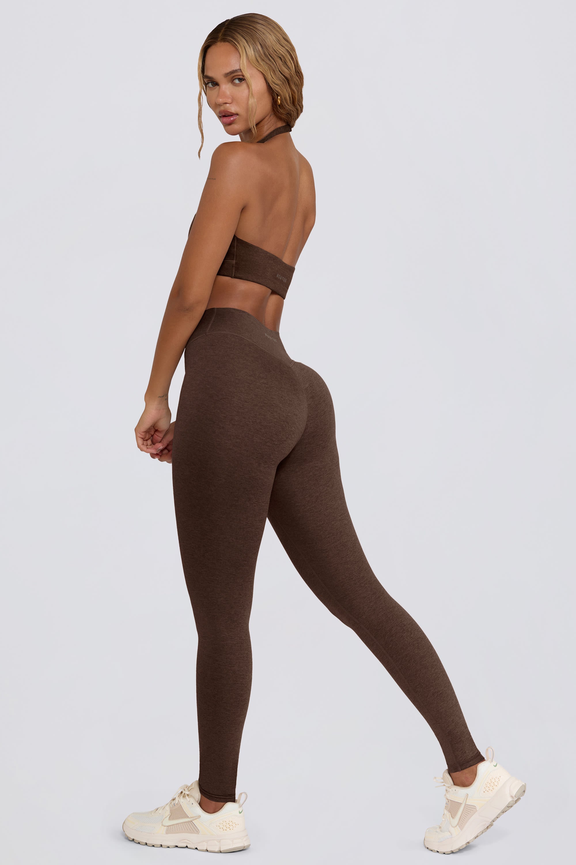 Oh Polly Trousers BT2233 Legging Femme Pecan Marl
