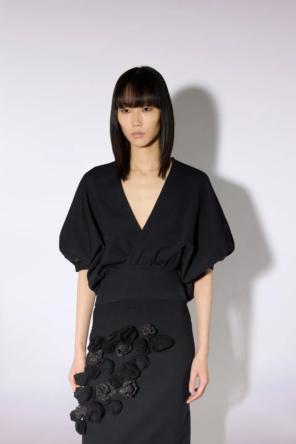 Liviana Conti Maglieria Danielle pull noir taille M maille