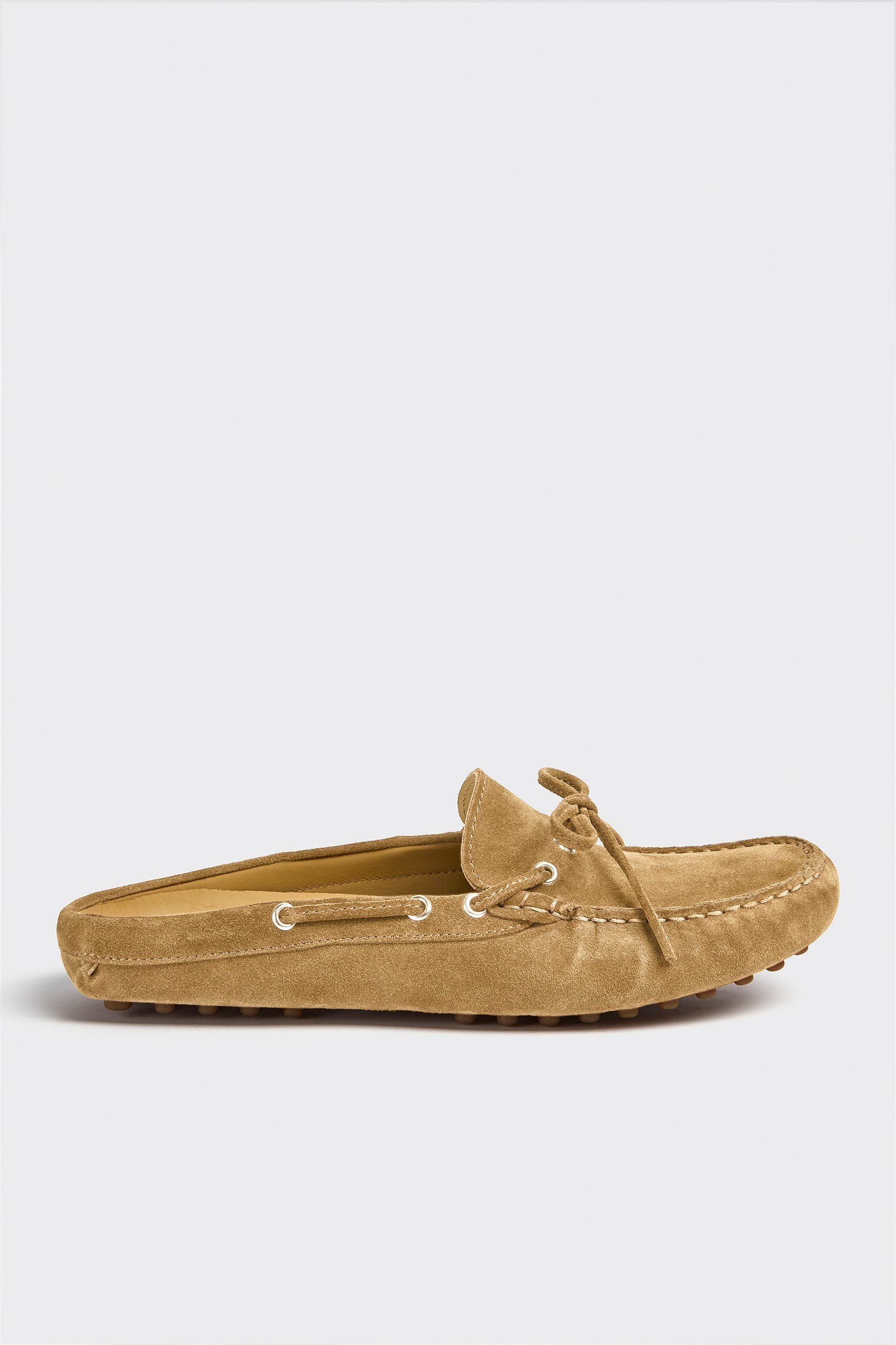 Liviana Conti Reed mules cuir suède brandy pointure 38