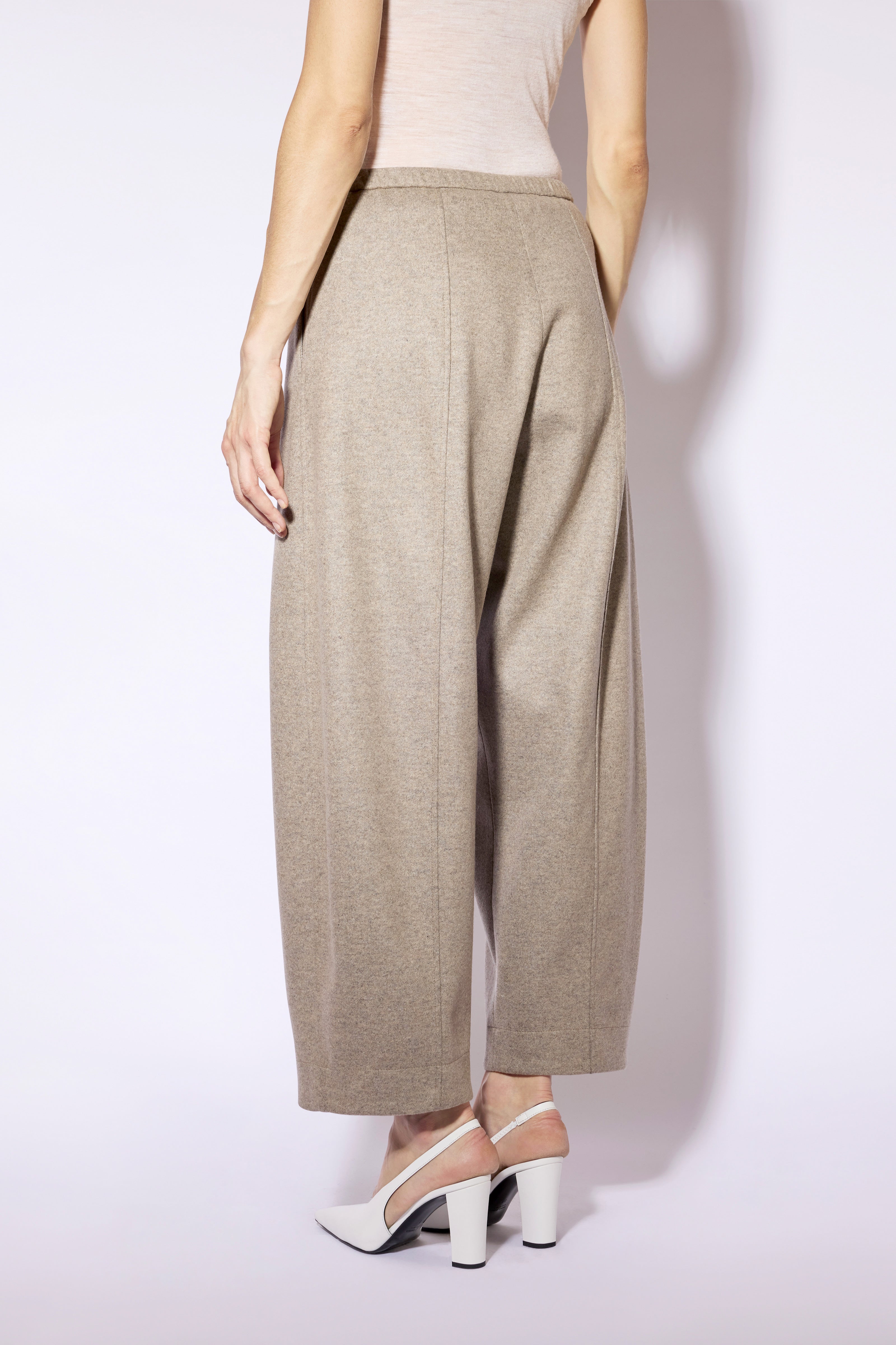 Liviana Conti Joseph pantalon ballon cachemire marron