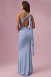 Oh Polly Dresses Robe longue 15786 Annelise Sky Blue jersey